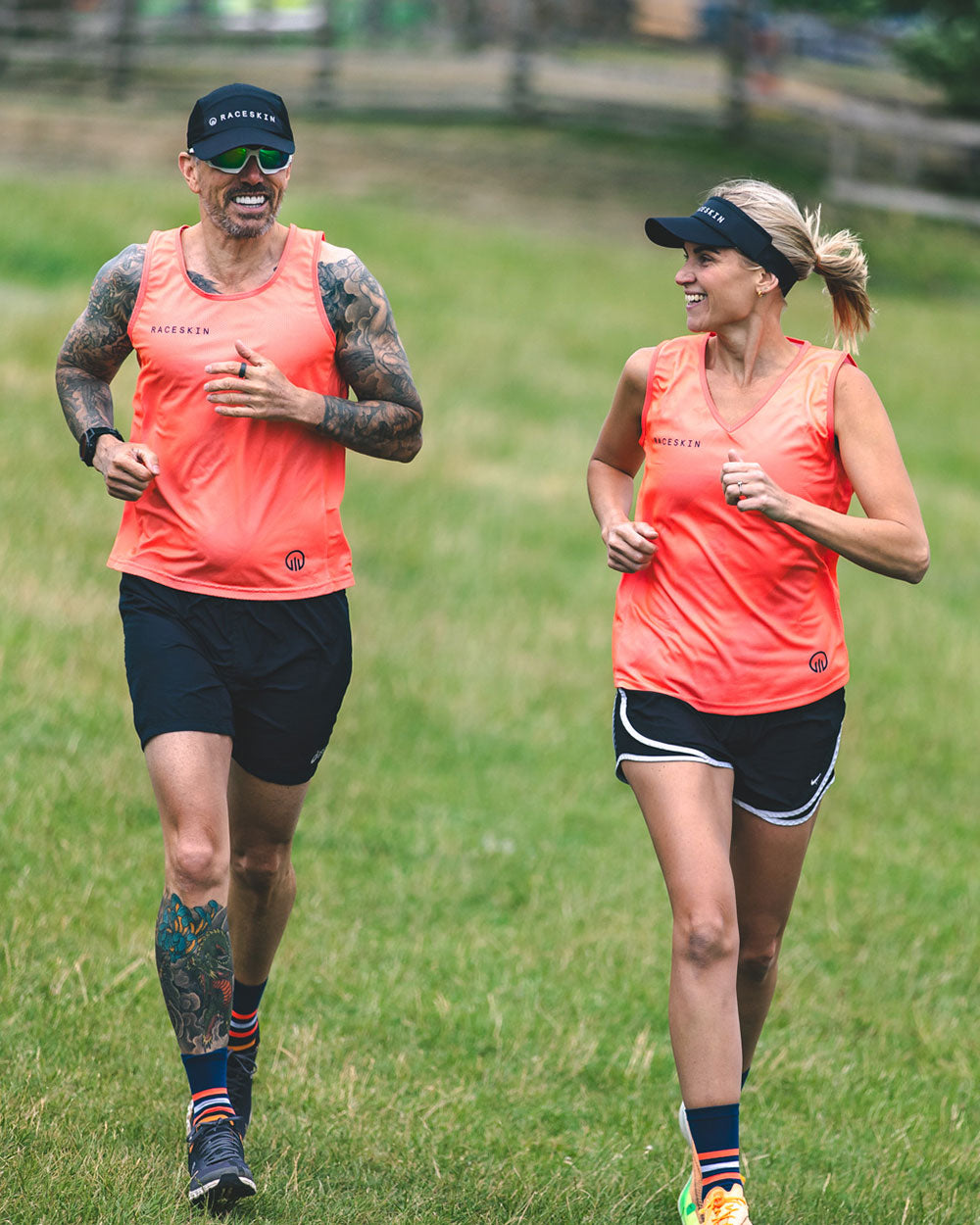 Men's Run Vest Coral