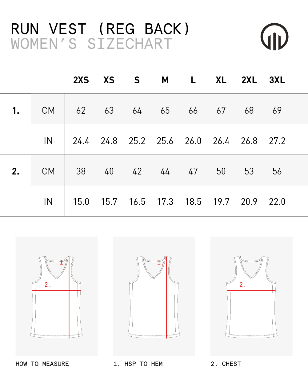 Women's Run Vest Coral