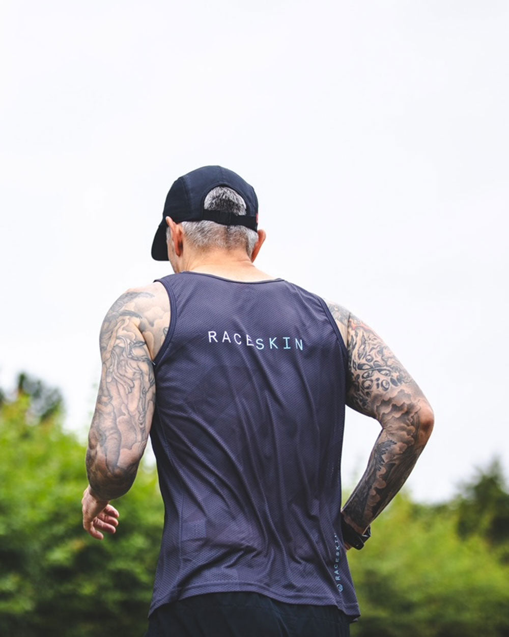 Men's Run Vest Grey