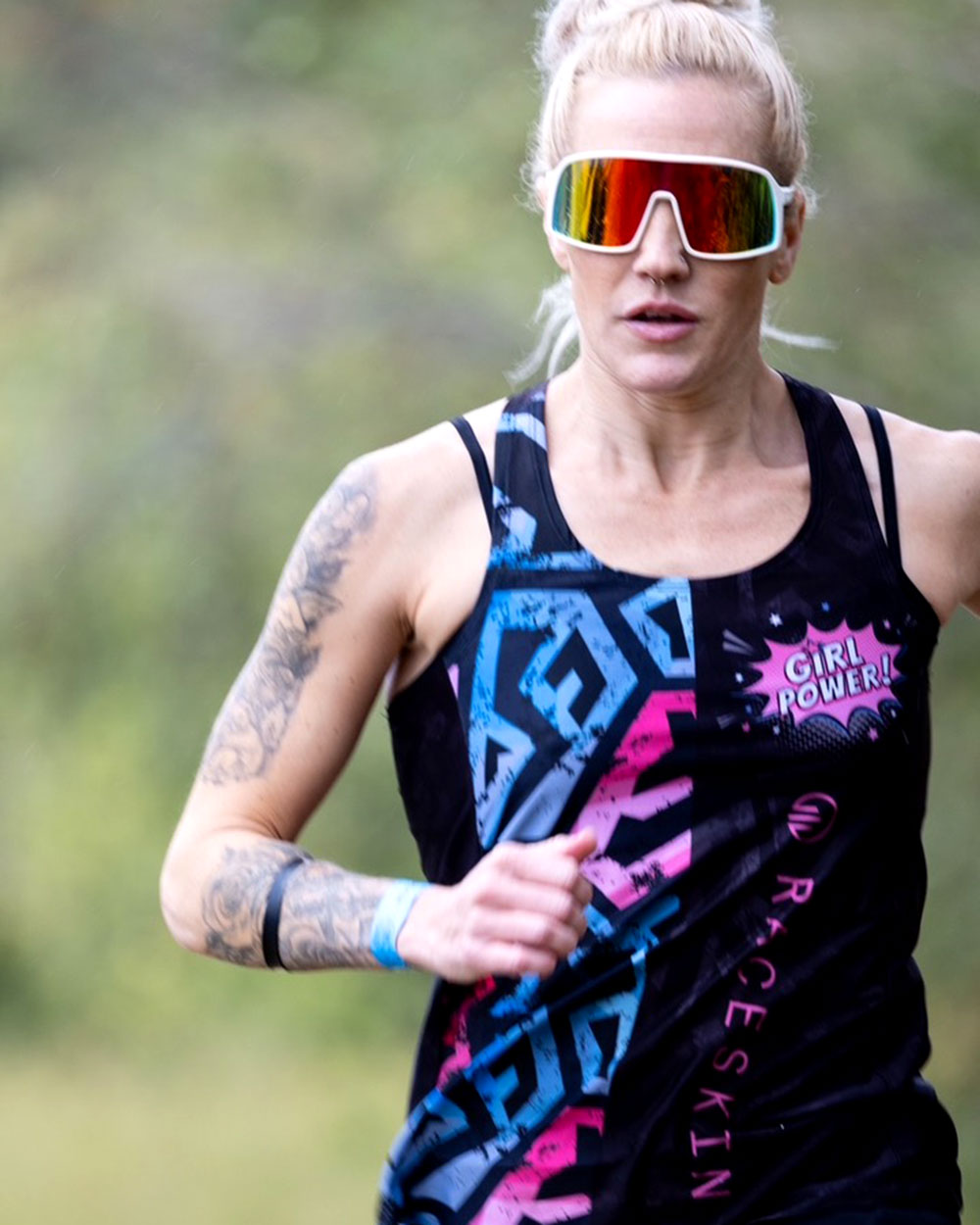 Women's Run Vest Girl Power