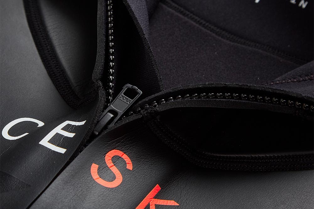 Front zip