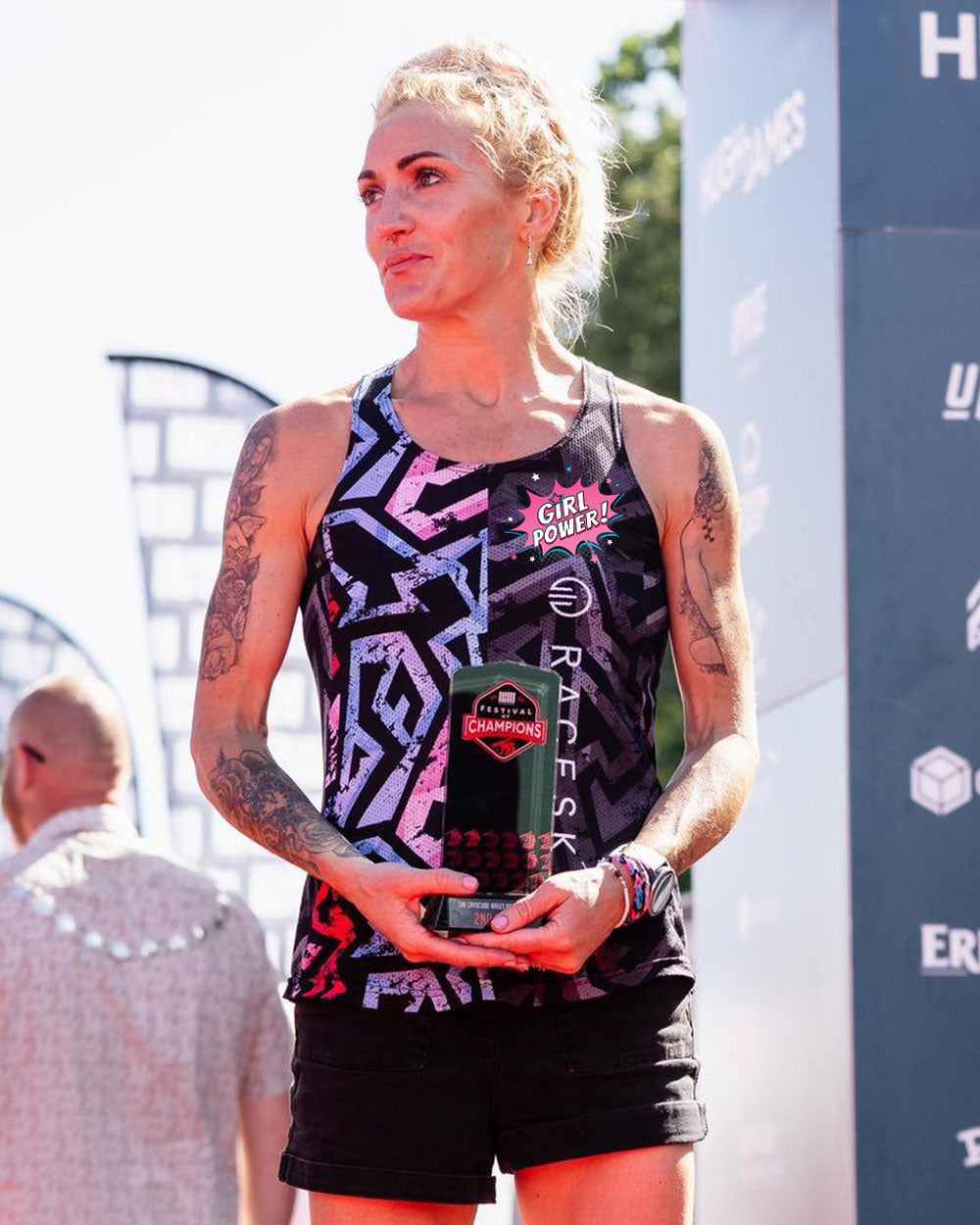 Women's Run Vest Girl Power